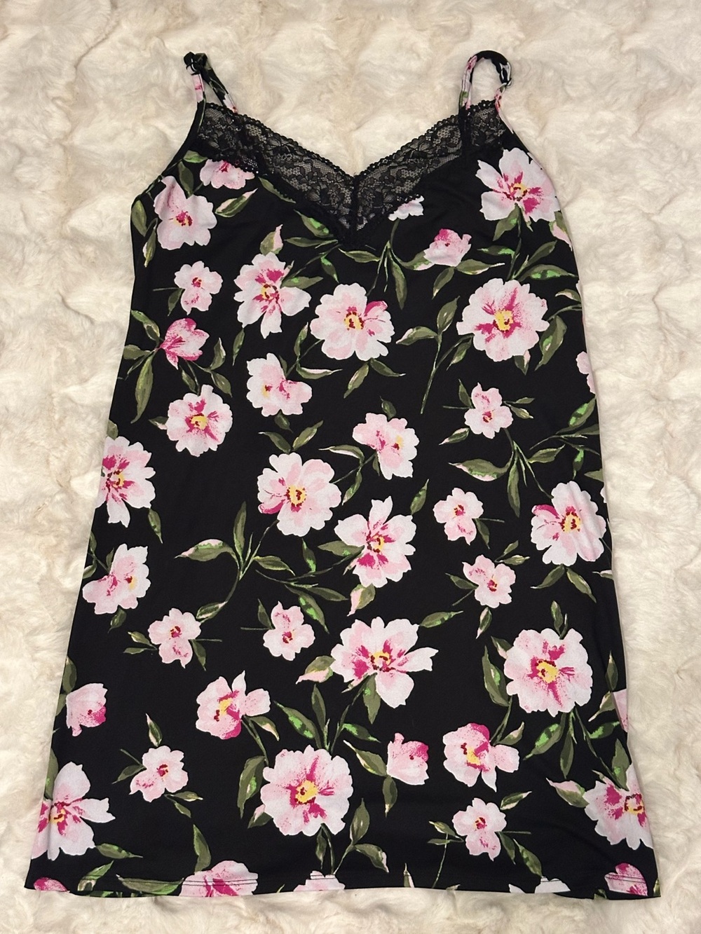 Island Floral Essential Vacation Comfortable Stylish Modern Slip Dress- women’s